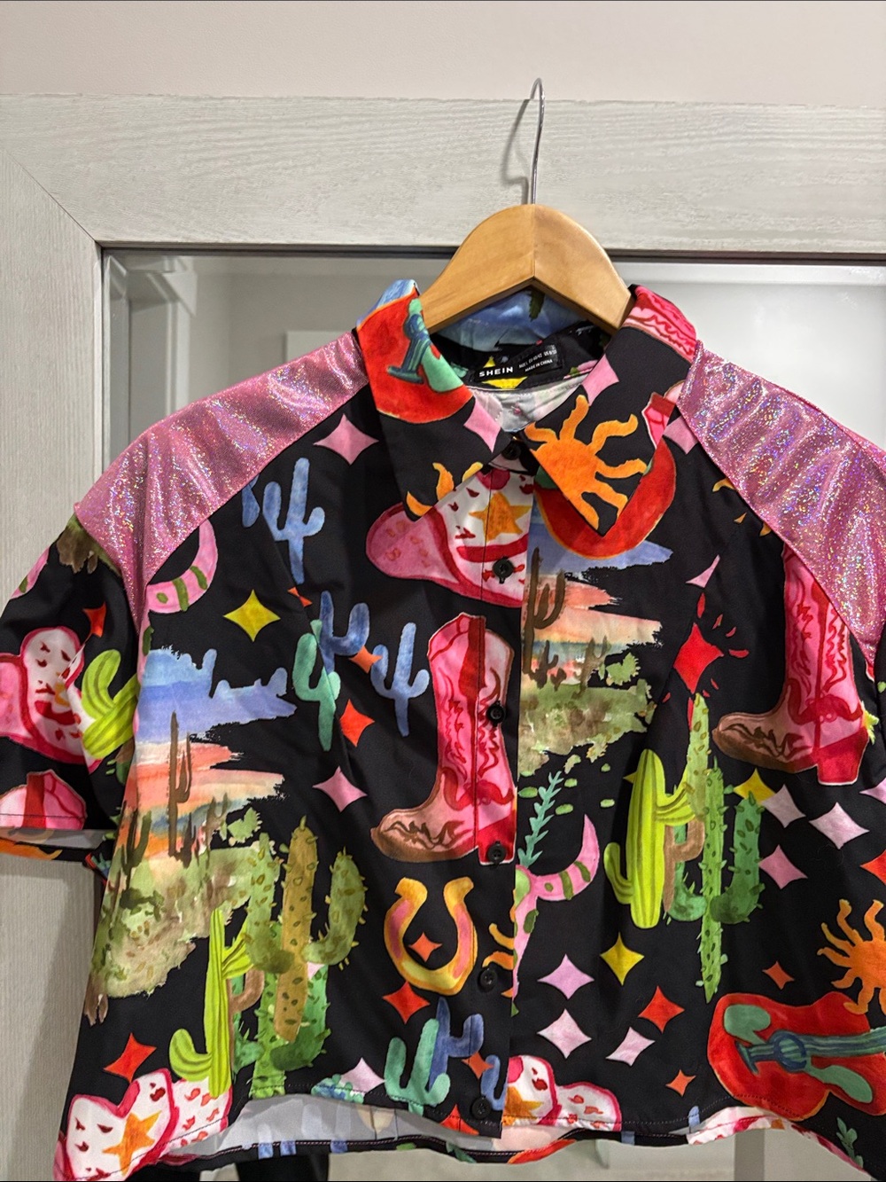 Customized western top. One of a kind